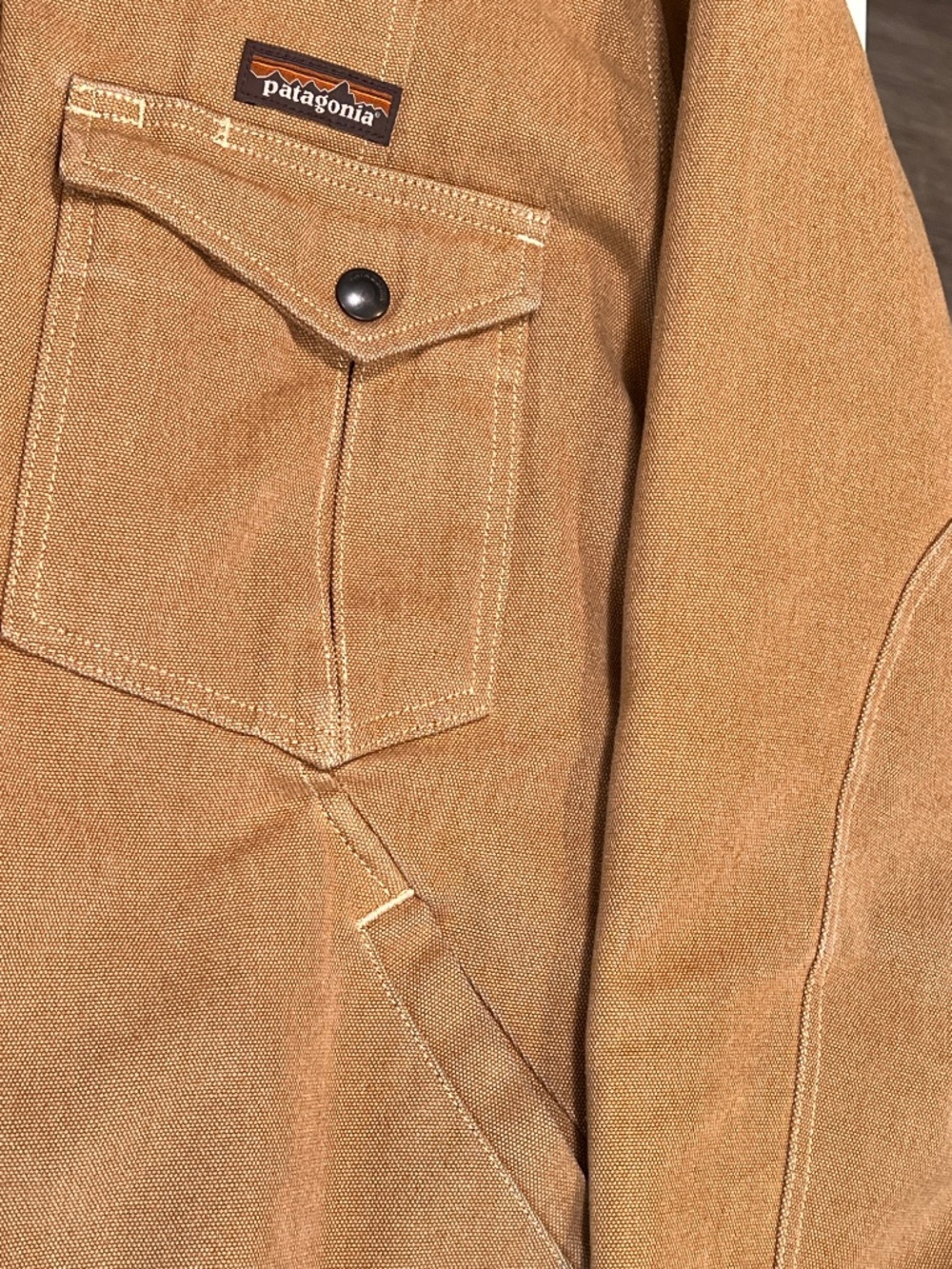 Patagonia Men's XL Iron Forge Relaxed Fit Hemp Canvas Ranch Jacket - Picture 9 of 13